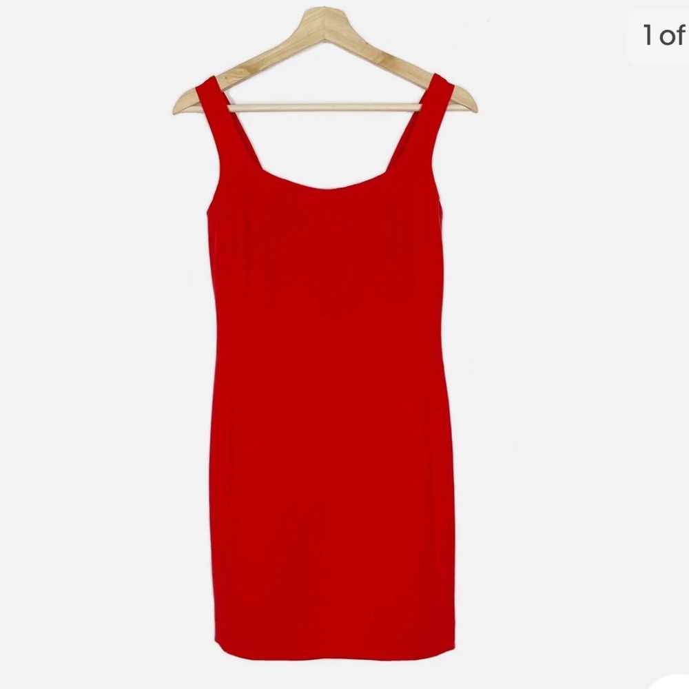 Armani Exchange Red Mini Dress